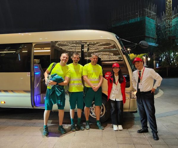 Morning from Shanghai. The first guests are starting to arrive @astonmartinf1 For SEO, it is always a great honor and pleasure to work together with F1 teams #F1 #ChineseGP