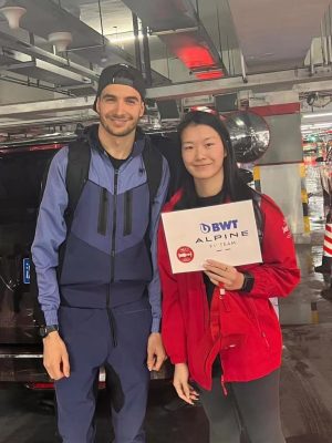 Today with @estebanocon @alpinef1team #F1 #ChineseGP